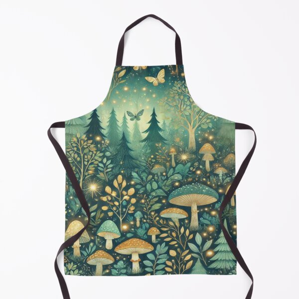 Item preview, Enchanted Forest Glow - Mystical Nature Pattern Design designed and sold by Imaginarium of Chaos falcon88 .