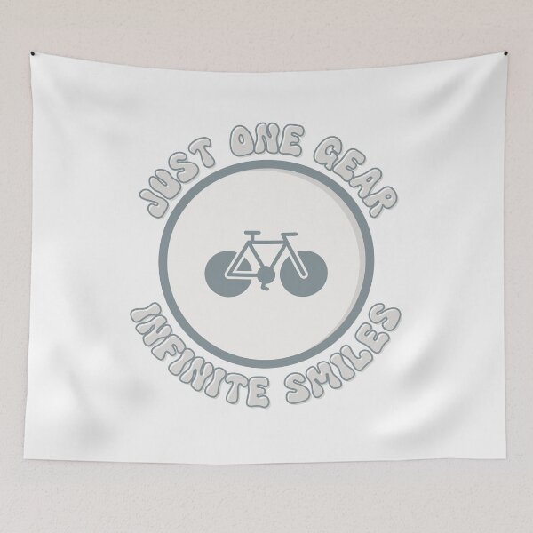 Item preview, Just One Gear: Infinite Smiles Road Bike designed and sold by CleanDecor.