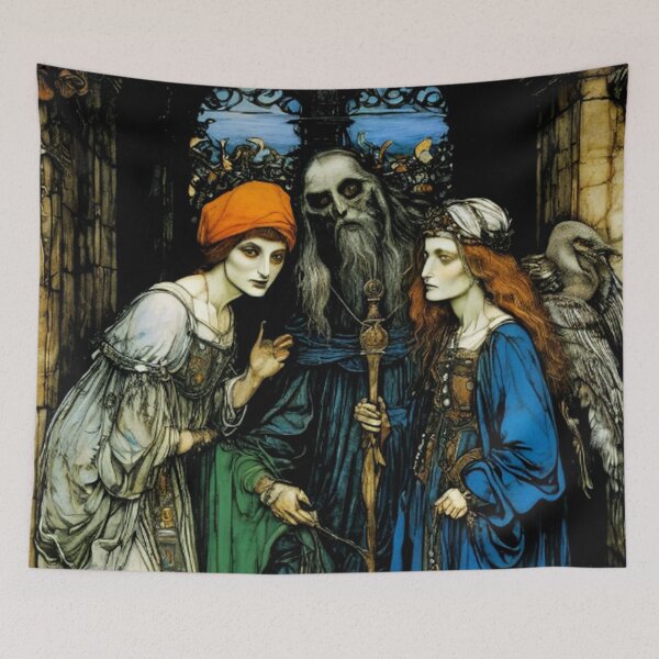 Item preview, Medieval Goth Art designed and sold by TheDarkWardrobe.