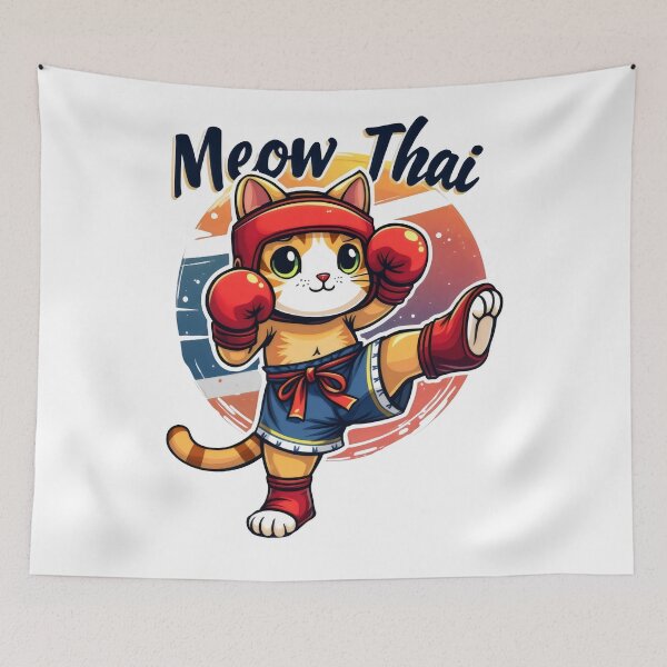 Artikelvorschau, Miow thai entworfen und verkauft von VividDripCo.
