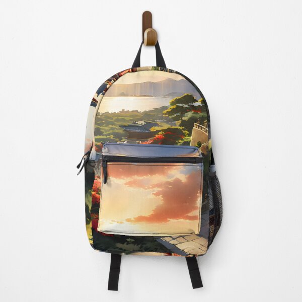 Item preview, Shuri Castle: Watercolor Midday Sunlit Splendor designed and sold by LSVart.
