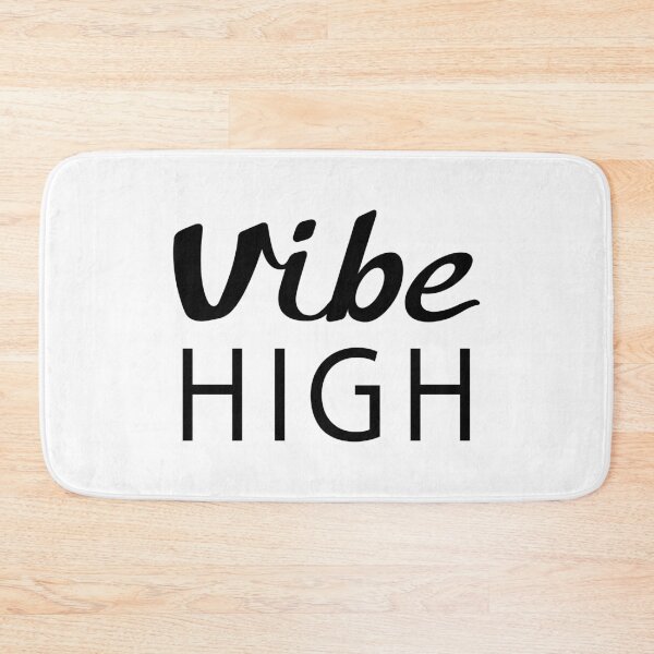 Item preview, Vibe High Black Typographical Design designed and sold by NataliePaskell.