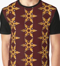 Jiu Jitsu Ninja Star Graphic T-Shirt