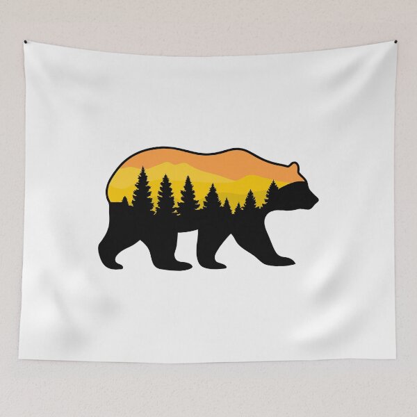 Artikelvorschau, Forest Wanderer: Majestic Bear Roaming the Wilderness entworfen und verkauft von Timegraf.