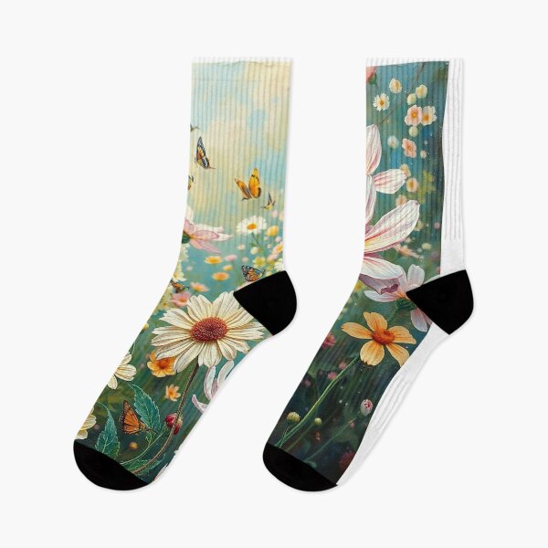 Item preview,  Flower Garden beautiful expressionist art nouveau vintage art designed and sold by Vintage Designs +.