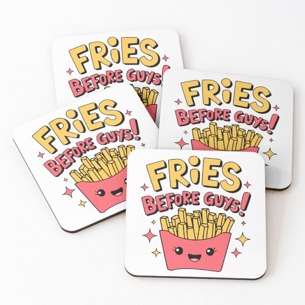 Aperçu de l'œuvre Des frites avant les hommes ! Un joli jeu de mots sur les frites créée et vendue par PMCreative.