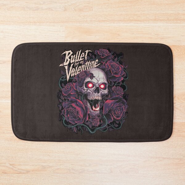 Item preview, “Bullet for My Valentine Inspired Skull and Roses Artwork” designed and sold by Thaivi Design.