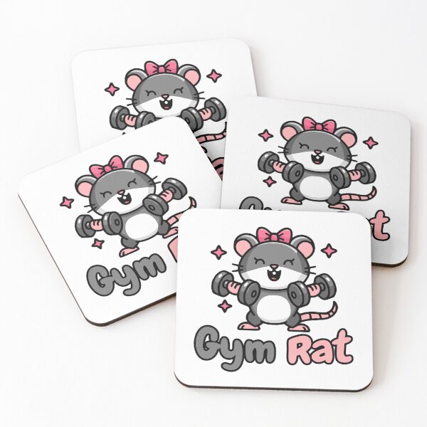 Item preview, Gym Rat! Funny Gym Girlie designed and sold by PMCreative.