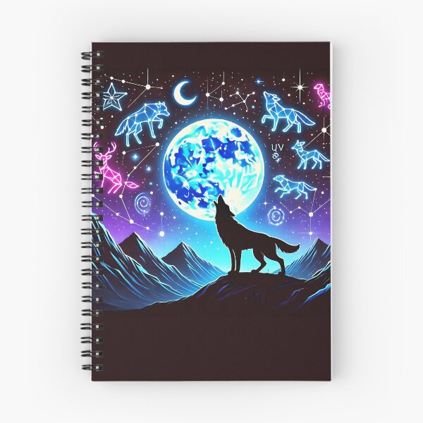 Item preview, Mystical Wolf and Starry Constellations designed and sold by Taans-Creation.