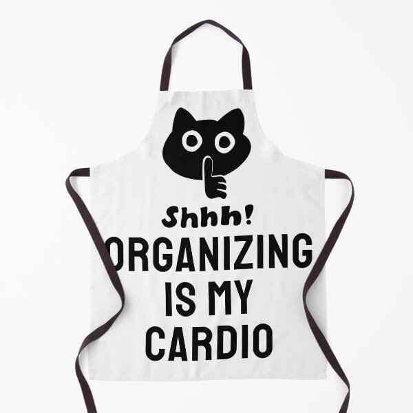 Item preview, Organizer Cat shhhh Organizing Is My Cardio Funny Organizer designed and sold by SlocifieShop.