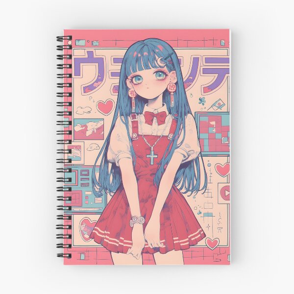 Item preview, Kawaii Retro Tech Girl - Anime-Inspired Pop Art Illustration designed and sold by lemonjam.