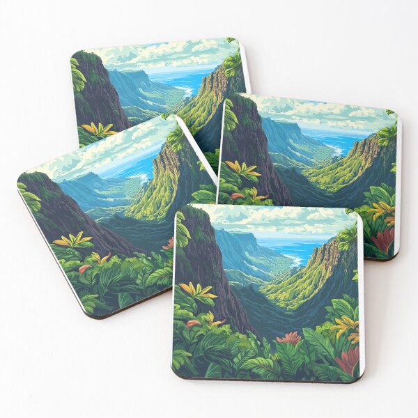 Item preview, Nā Pali Coast Kauai designed and sold by MisfitPrintsUs.