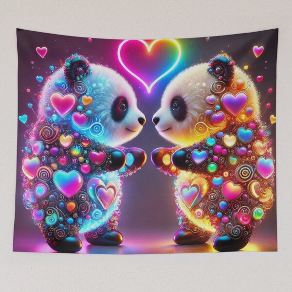 Item preview, Lovely Panda Loves designed and sold by GloriousArtSKD.