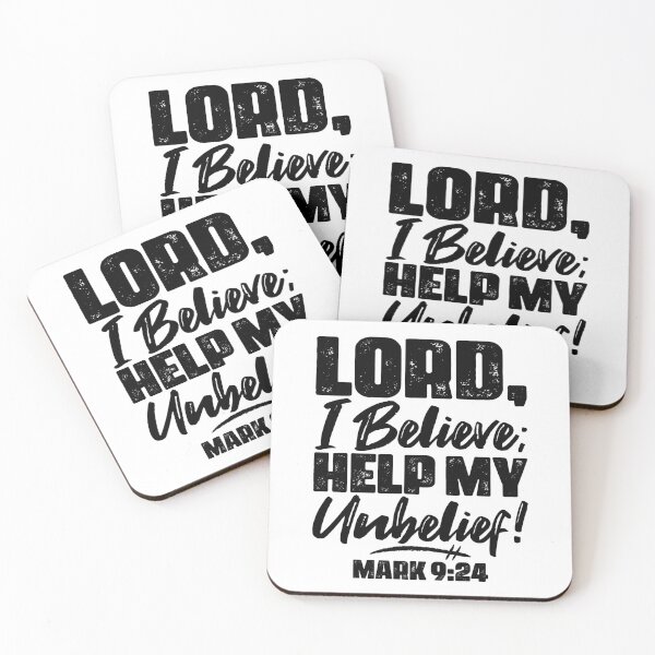 Item preview, Mark 9:24 Lord Help My Unbelief  designed and sold by plushism.