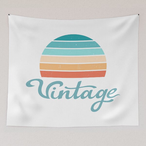Item preview, Retro Sunset with Vintage Script designed and sold by NataliePaskell.