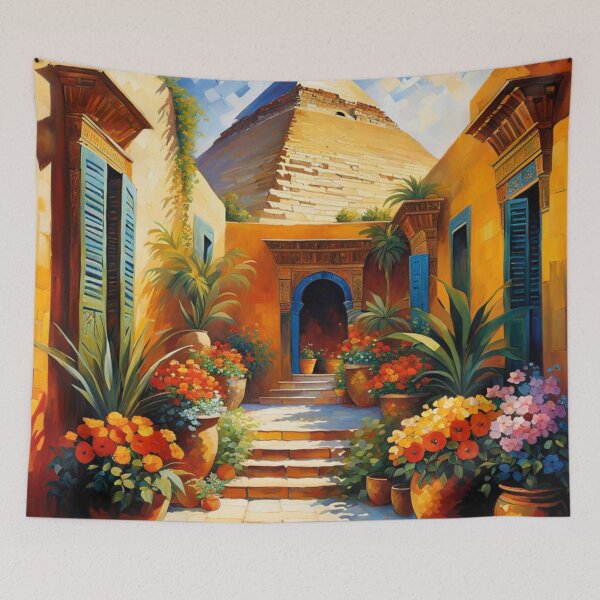 Item preview, A View of Flowers from Egypt Collection by shs_kenya designed and sold by Shs-Kenya.