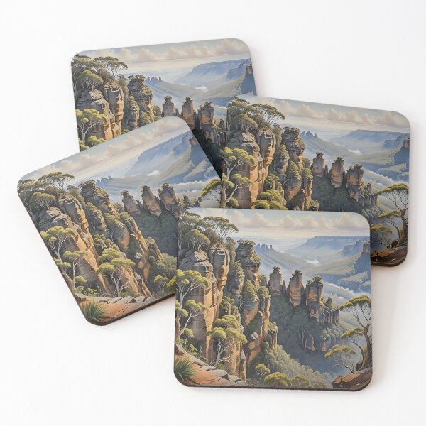 Item preview, Three Sisters, Blue Mountains: Iconic Australian Sandstone designed and sold by LSVart.