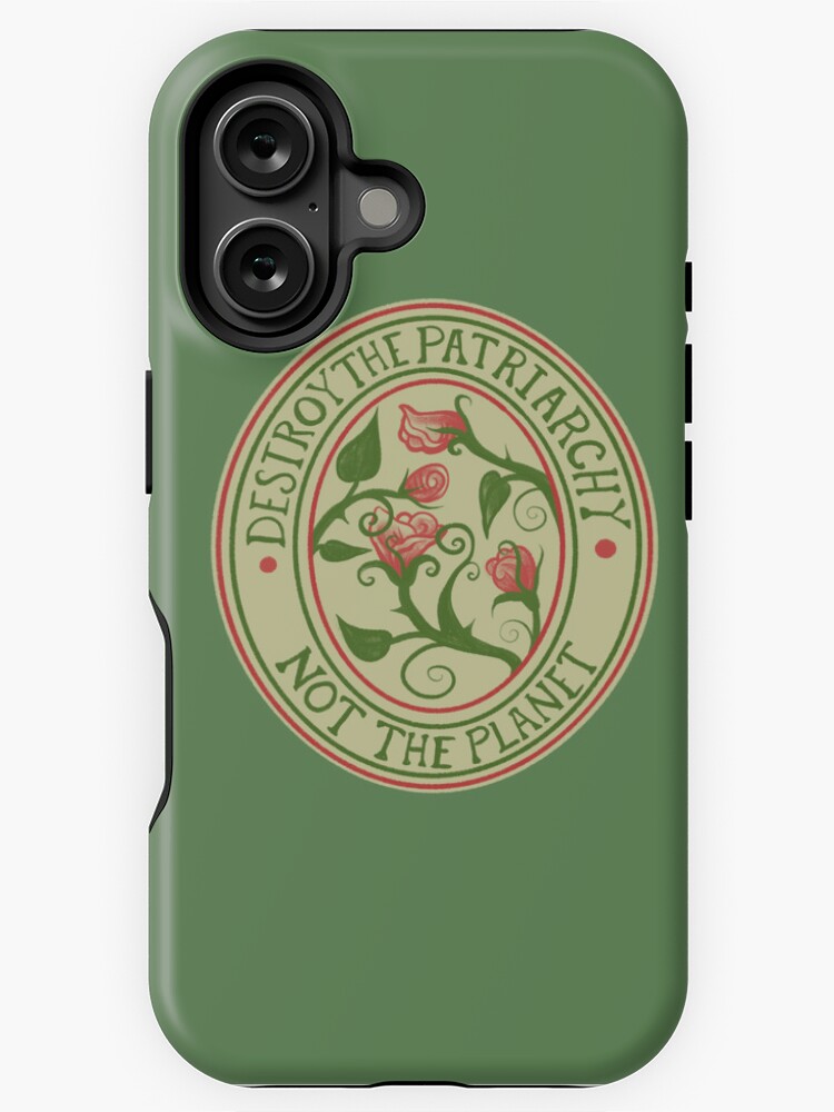 Thumbnail 1 of 4, iPhone Case, Destroy the Patriarchy not the Planet designed and sold by Boogiemonst.