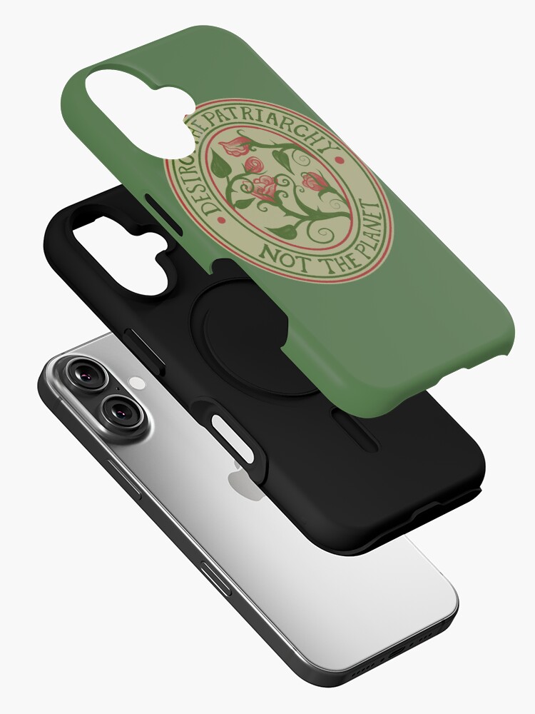 Thumbnail 2 of 4, iPhone Case, Destroy the Patriarchy not the Planet designed and sold by Boogiemonst.