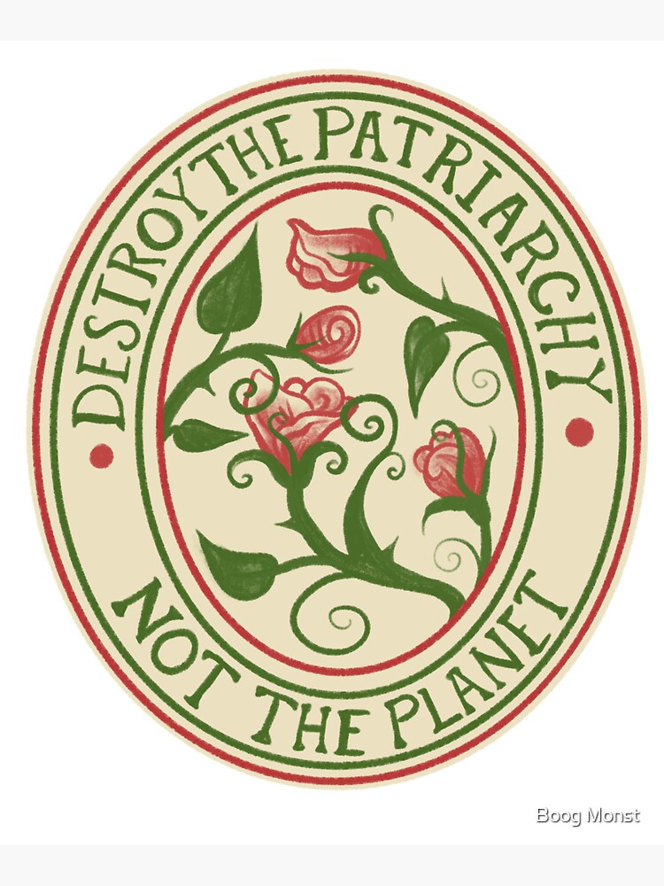 Thumbnail 5 of 5, Tote Bag, Destroy the Patriarchy not the Planet designed and sold by Boogiemonst.