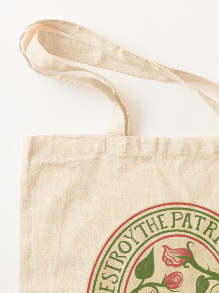 Thumbnail 3 of 5, Tote Bag, Destroy the Patriarchy not the Planet designed and sold by Boogiemonst.