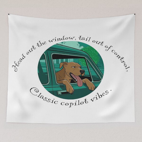 Item preview, Copilot vibes with dogs designed and sold by JennyFinns.