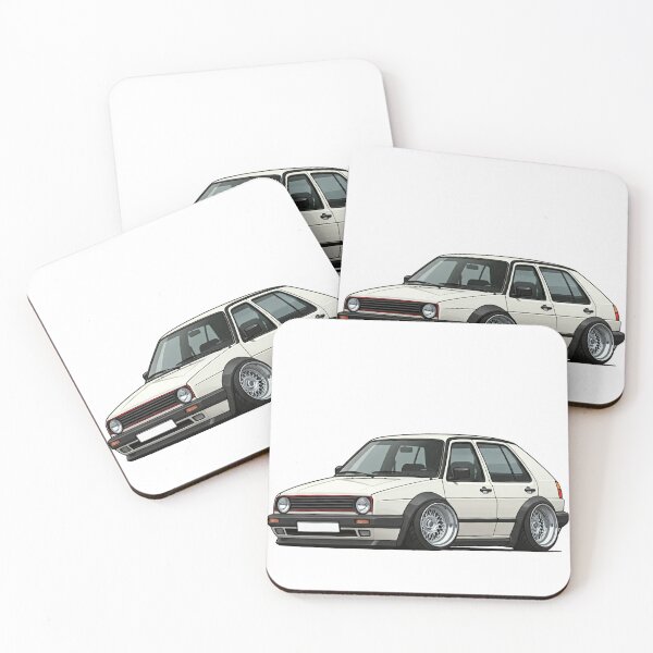 Item preview, Hot hatch classic car  designed and sold by GingaDesigns.