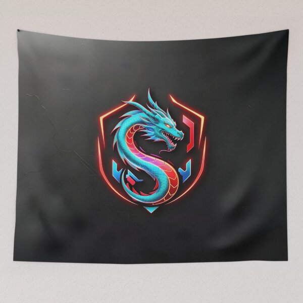 Item preview, Neon Dragon Gaming Design - Futuristic Gamer Art designed and sold by AurabyUrvisha.
