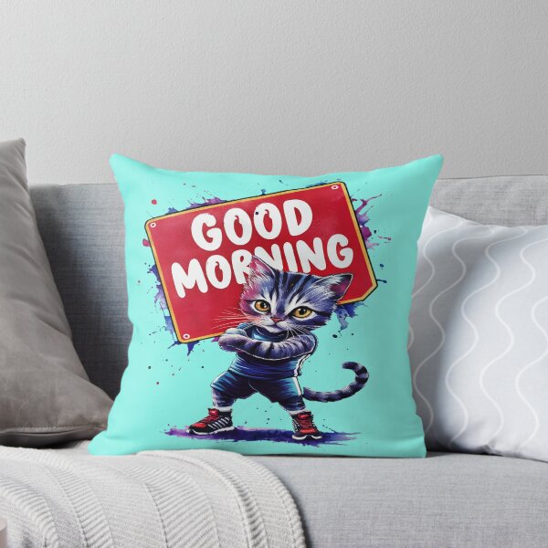 Item preview, Good Morning Kitty designed and sold by AlphaTeez.