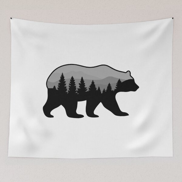 Artikelvorschau, Forest Wanderer: Majestic Bear Roaming the Wilderness entworfen und verkauft von Timegraf.