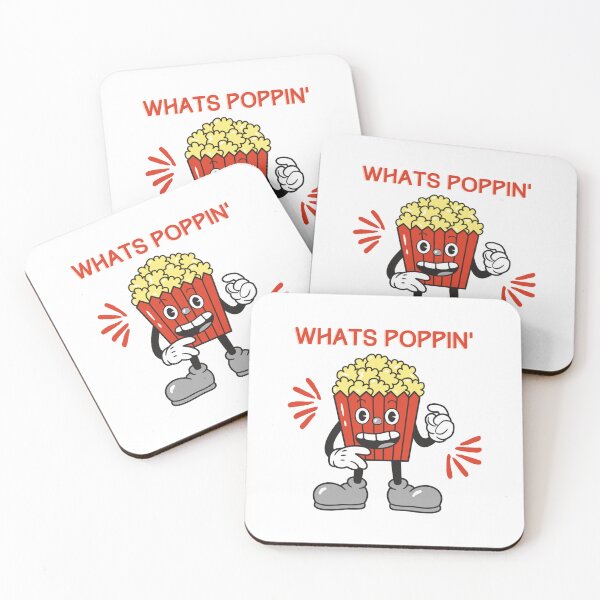 Item preview, Whats Poppin - Red - Popcorn designed and sold by TishCO.