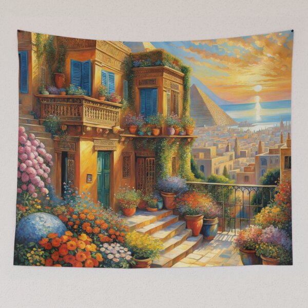 Item preview, A View of Flowers from Egypt Collection by shs_kenya designed and sold by Shs-Kenya.