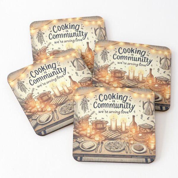 Item preview, Cooking is Community designed and sold by alw951.