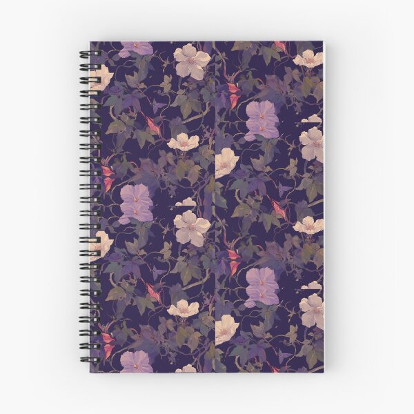 Artikelvorschau, Stimmungsvolle florale Eleganz - dunkle botanische Kunst Illustration entworfen und verkauft von lemonjam.