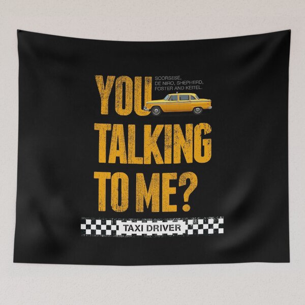 Item preview, TAXI DRIVER - You Talking To Me? Black Version By Ronaldo Marques Art designed and sold by RonaldoMarques.