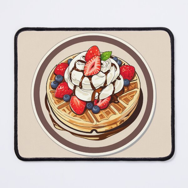 Item preview, Whipped Cream Waffle designed and sold by NarinJintana.