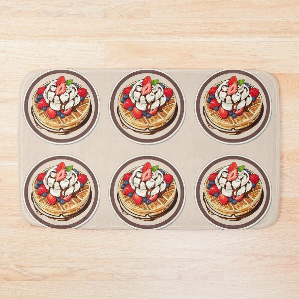 Item preview, Whipped Cream Waffle designed and sold by NarinJintana.