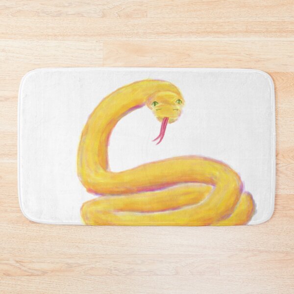Item preview, Friendly yellow snake coiled designed and sold by aditikkumar.