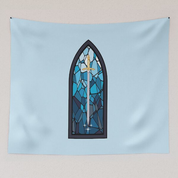 Item preview, Throne of Glass Sword Stained Glass designed and sold by h-helladesign.