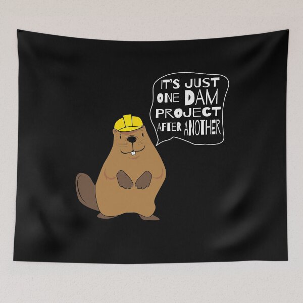 Item preview, It's Just One Dam Beaver Cartoon Kids designed and sold by MooonTees.