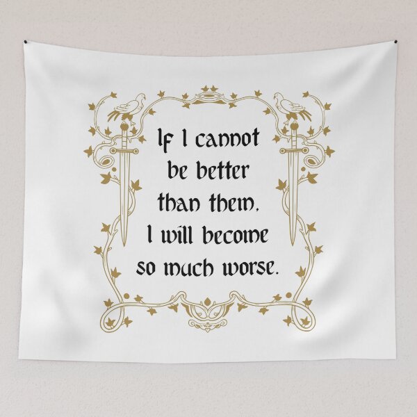 Item preview, Cruel Prince - Jude quote designed and sold by h-helladesign.