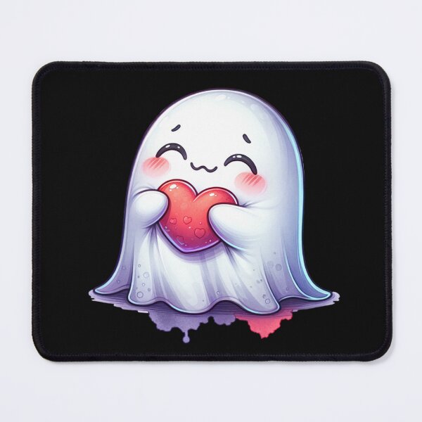 Item preview, Cozy Valentines Ghost, cute spooky Ghost Valentine designed and sold by Truck Stop One.