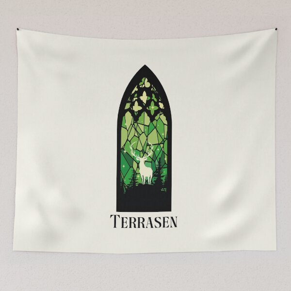 Item preview, Throne of Glass stained glass Terrasen designed and sold by h-helladesign.