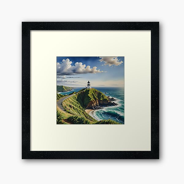 Item preview, Cape Reinga Lighthouse: Where the Tasman Sea Meets the Pacific designed and sold by LSV-Art.