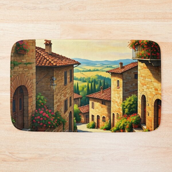Item preview, Castiglione, Italy: Hilltop Charm and Terracotta Rooftops designed and sold by LSVart.