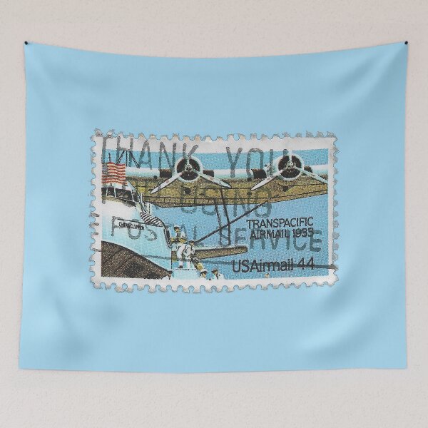 Item preview, USA Vintage Transpacific Airmail Postal Stamp designed and sold by yousufi.