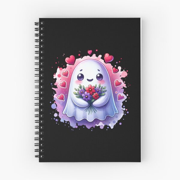Item preview, Cozy Valentines Ghost, cute spooky Ghost Valentine designed and sold by Truck Stop One.