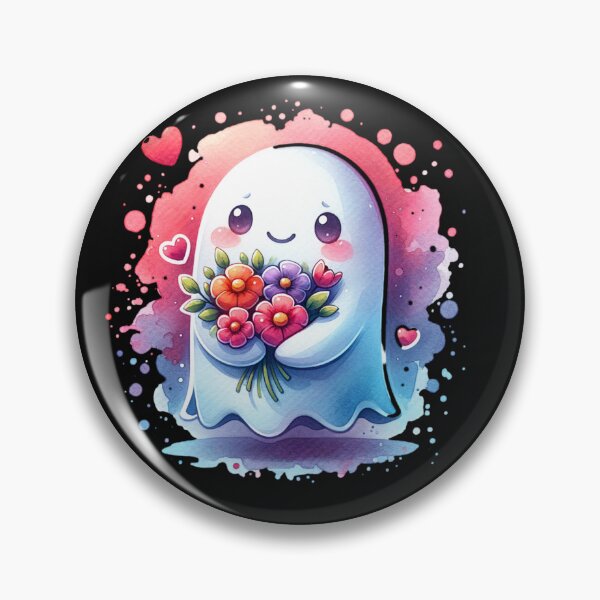 Item preview, Cozy Valentines Ghost, cute spooky Ghost Valentine designed and sold by Truck Stop One.