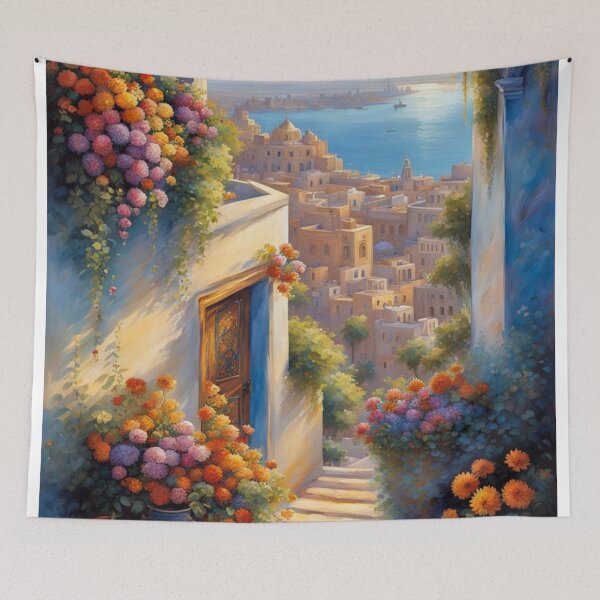 Item preview, A View of Flowers from Egypt Collection by shs_kenya designed and sold by Shs-Kenya.