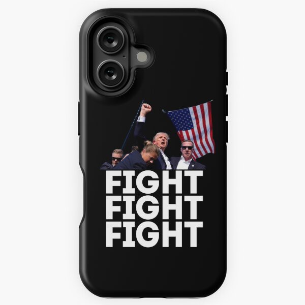 Vista previa del artículo con la obra «Donald Trump LUCHA LUCHA LUCHA», diseñado y vendido por TubbyCakes.